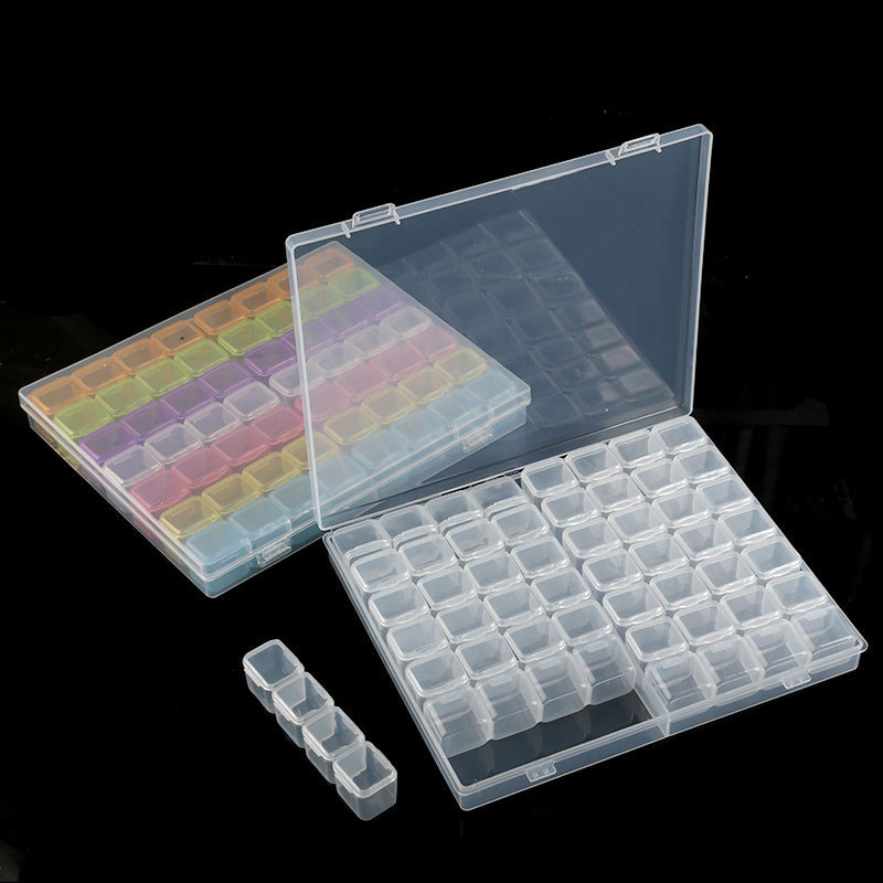 Bead Organizer Tray - Transparent Nails Art Organizer Storage Box