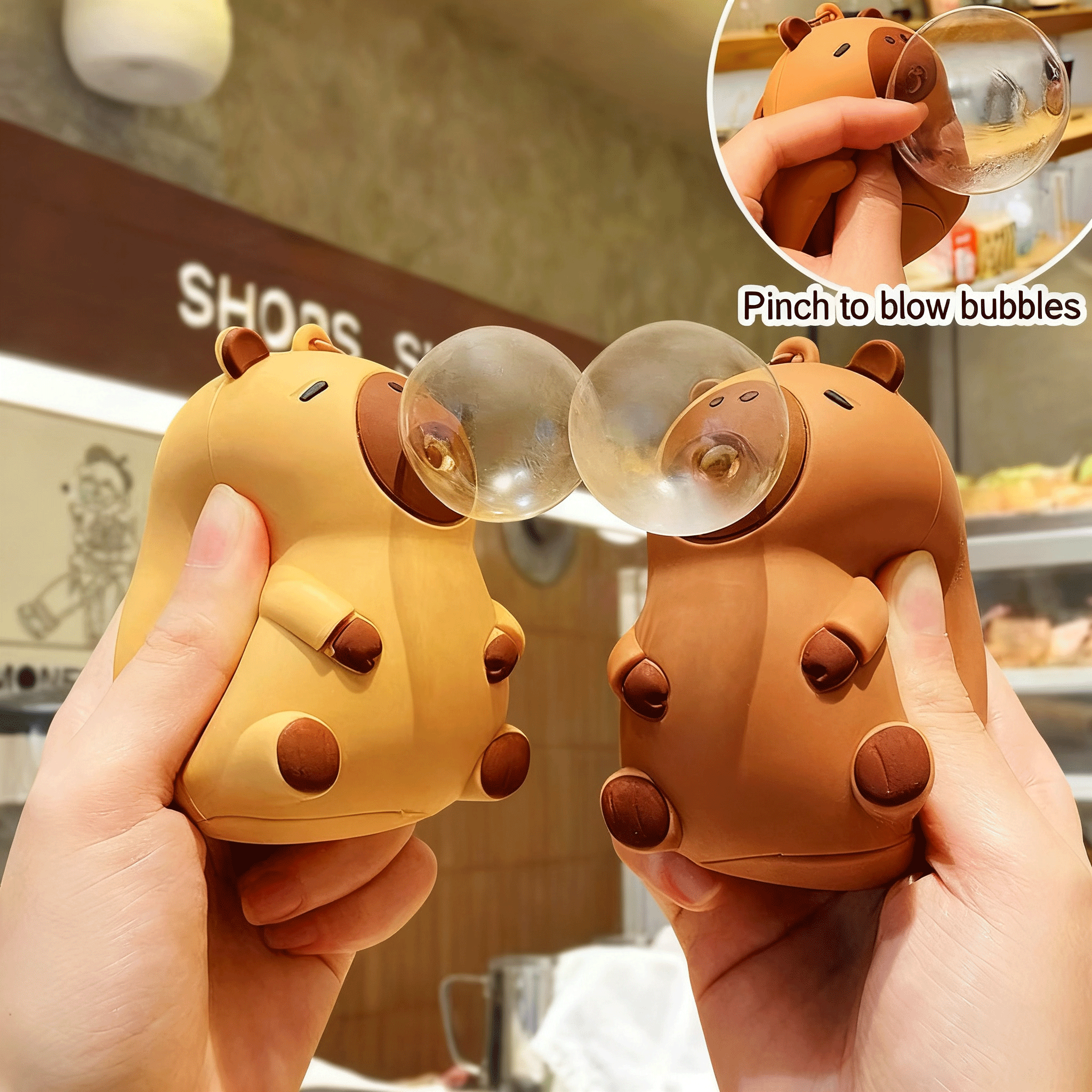 Jewelry Making Party - Capybara Doll Pinch Pendant Toys Squeeze