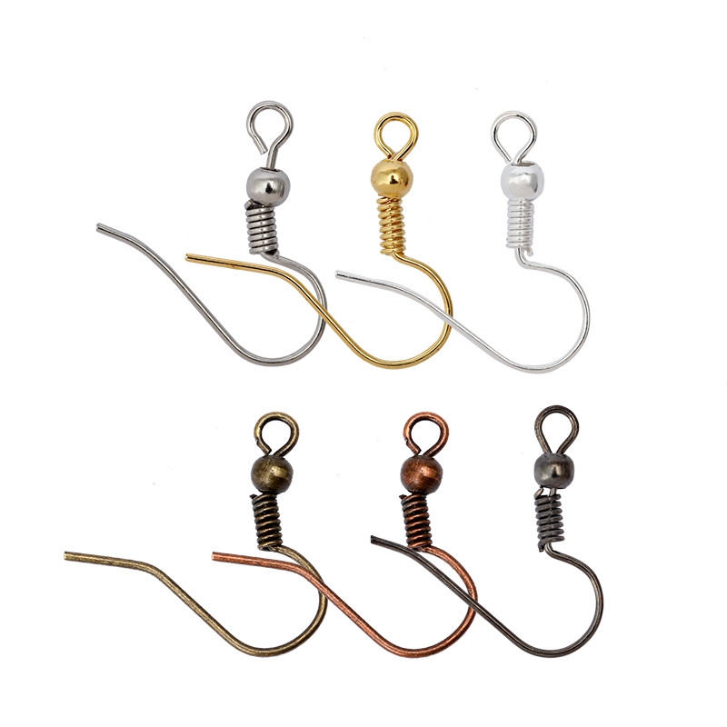 Jewelry Making Pins - 200pcs 20*17mm Gold Antique bronze Ear