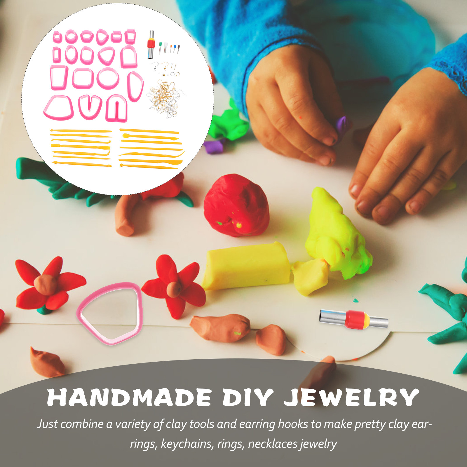 1Set Polymer Clay Cutter Kit S - Jewelry Making In Clay ulasan dan harga