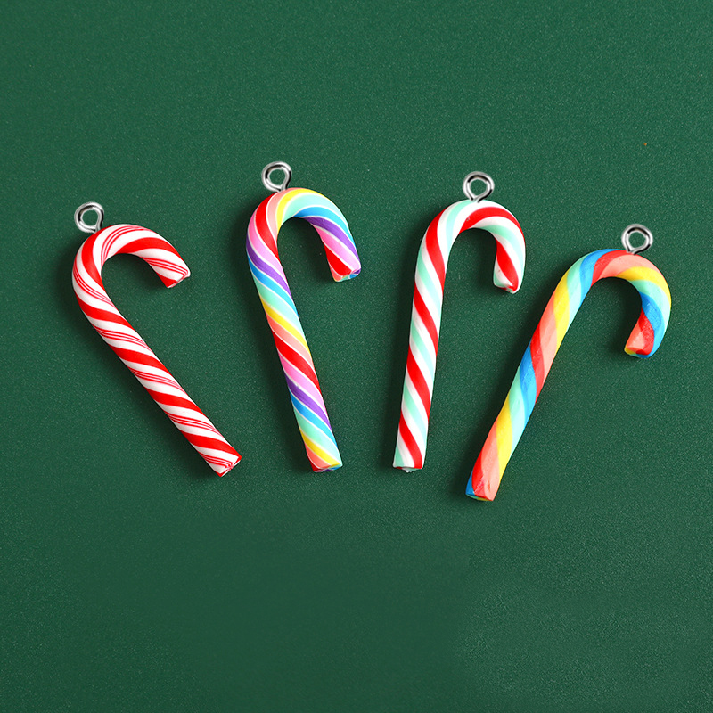 10pcs Cute Clay Christmas Pend - Jewelry Making In Clay ulasan dan harga