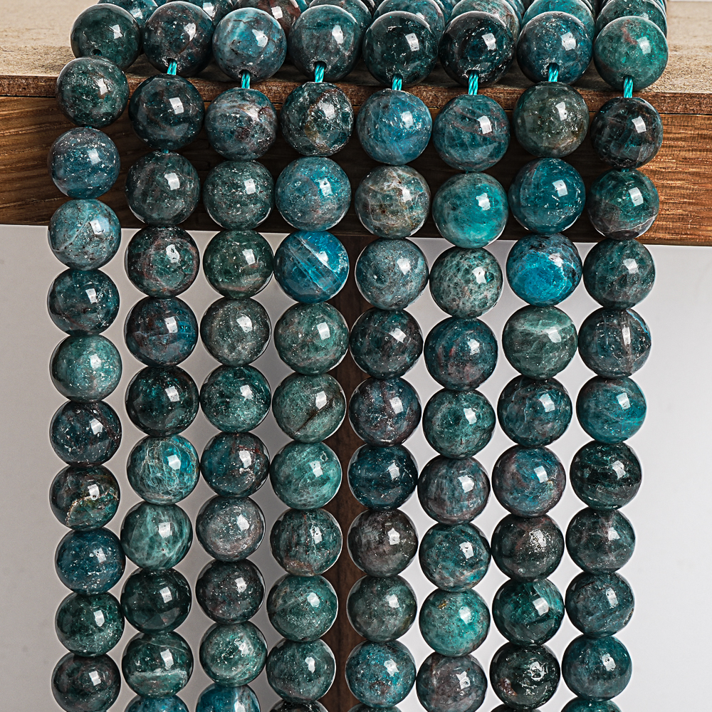 7-8/10mm Natural Apatite Gemst - Jewelry Making Drill ulasan dan harga
