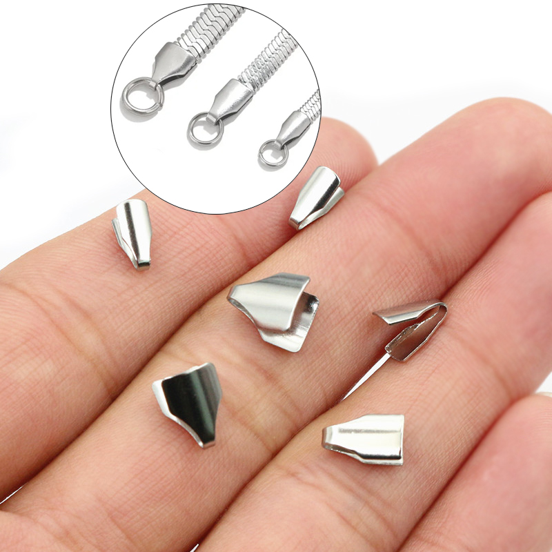 100pcs Stainless Steel 2-7mm F - Jewelry Making Material ulasan dan harga
