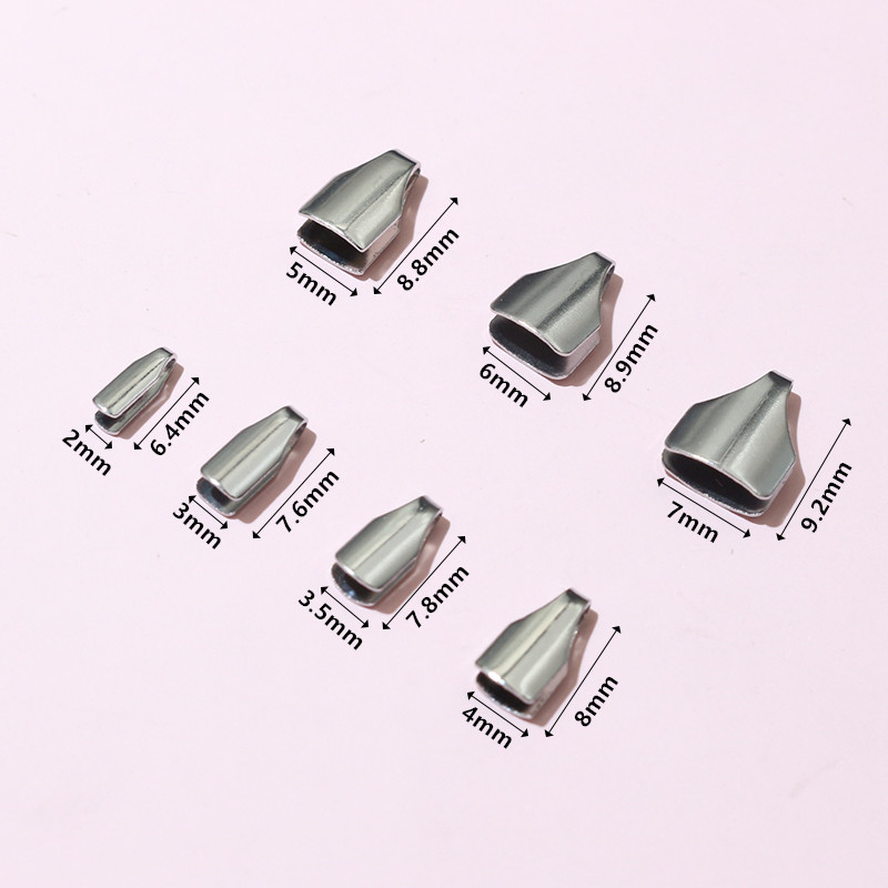 100pcs Stainless Steel 2-7mm F - Jewelry Making Material ulasan dan harga