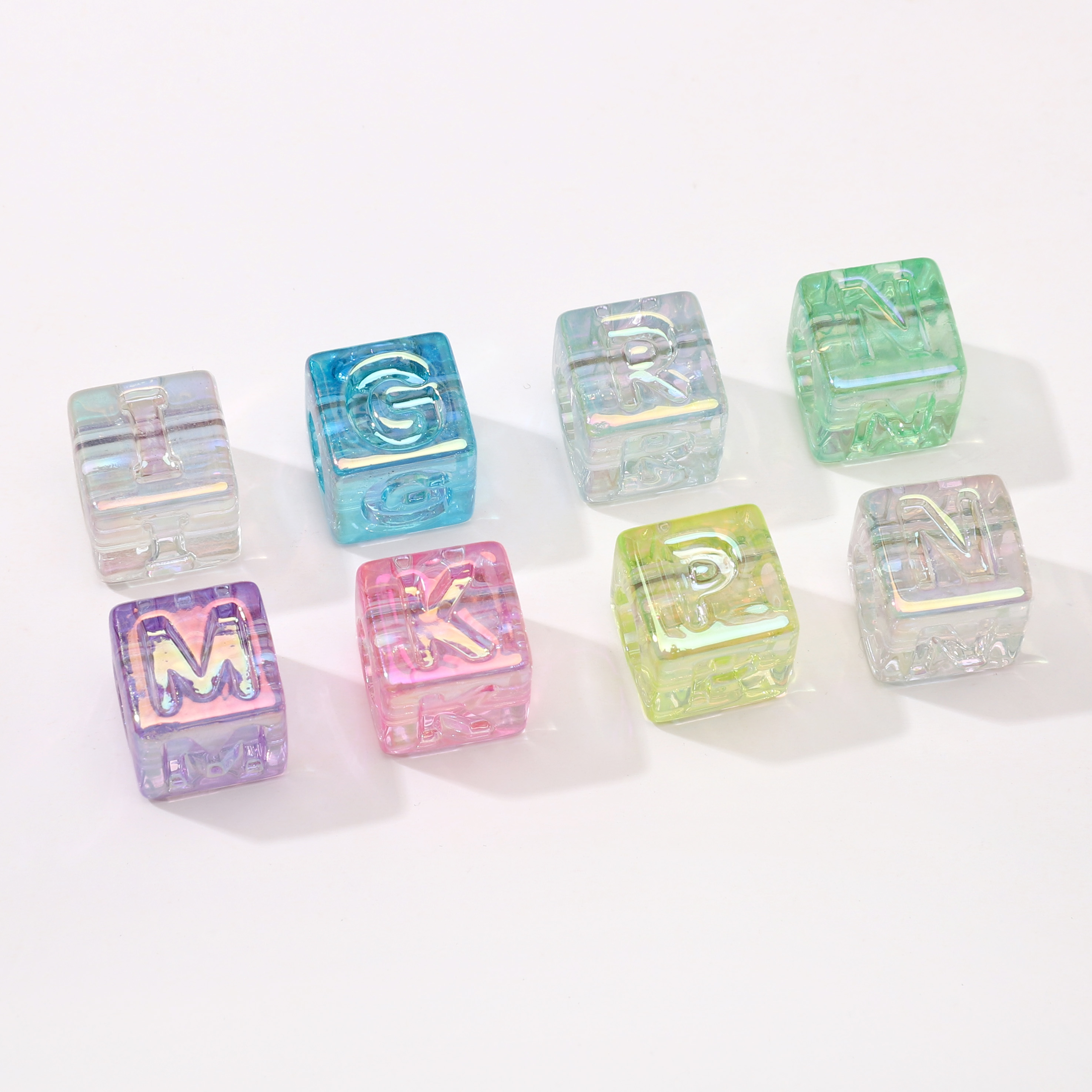 10Pcs beading Colorful Clear L - Jewelry Making Party ulasan dan harga