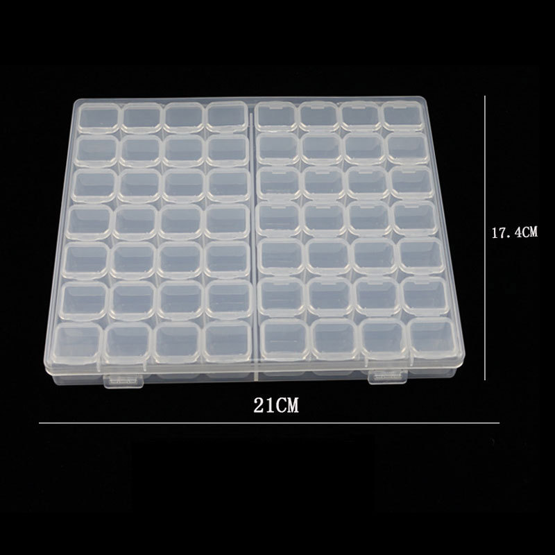 Transparent Nails Art Organize - Bead Organizer Tray ulasan dan harga
