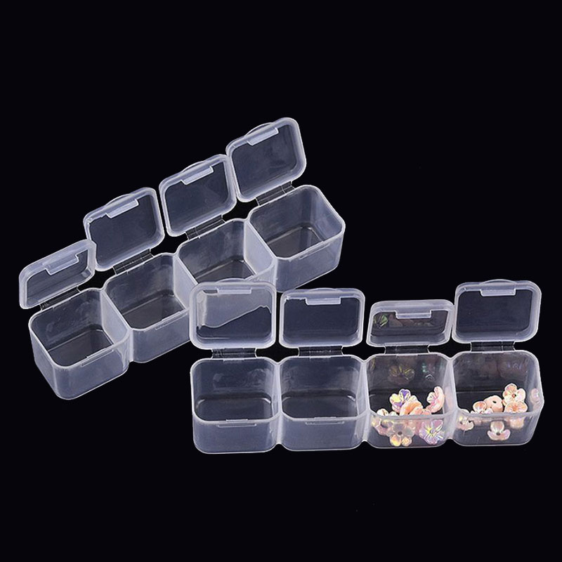 Transparent Nails Art Organize - Bead Organizer Tray ulasan dan harga
