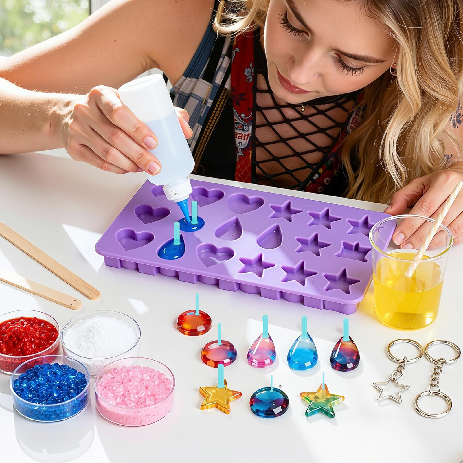 35pcs Resin Hole Maker Set 2-8 - Jewelry Making Drill ulasan dan harga