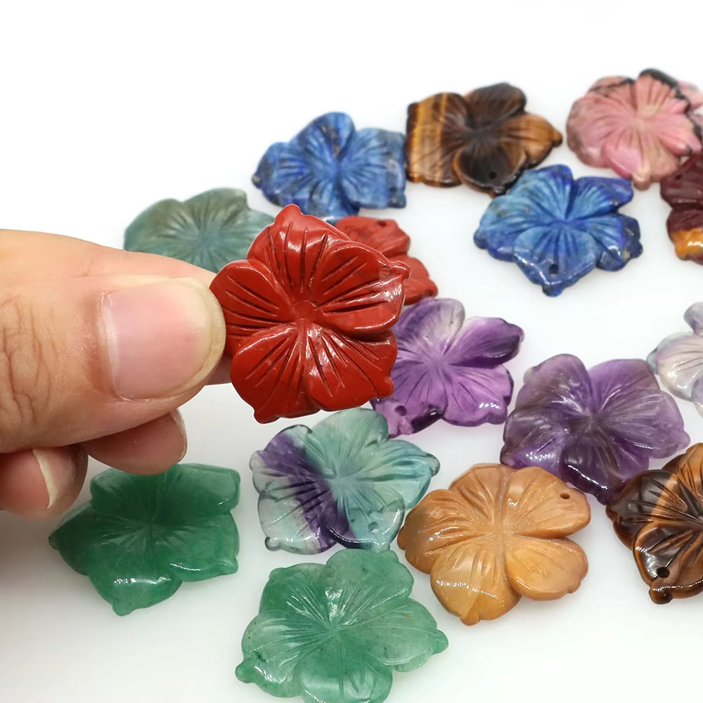 28mm Drilled Peach Blossom Flo - Jewelry Making Drill ulasan dan harga