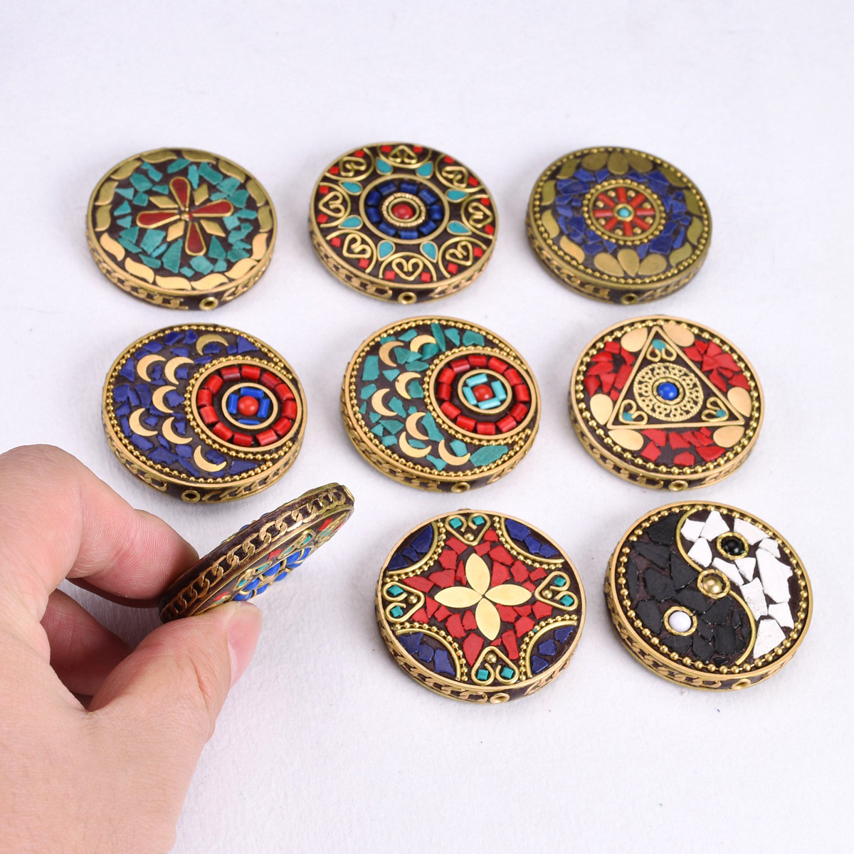 Nepalese Buddhist Handmade Fla - Jewelry Making In Clay ulasan dan harga