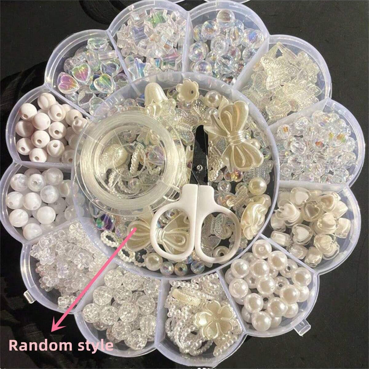 2Set/1Set 13 Grids Acrylic Flo - Jewelry Making Party ulasan dan harga