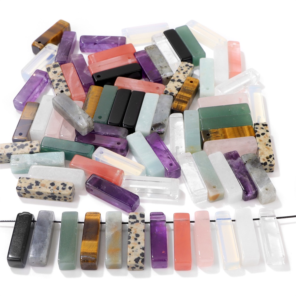 2Pcs/Lot 6X21MM Long Rectangle - Jewelry Making Drill ulasan dan harga
