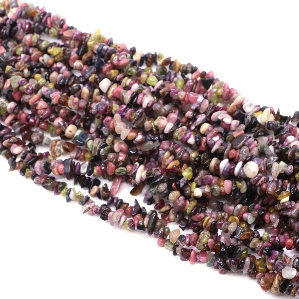 Irregular Natural Color Tourma - Jewelry Making Drill ulasan dan harga