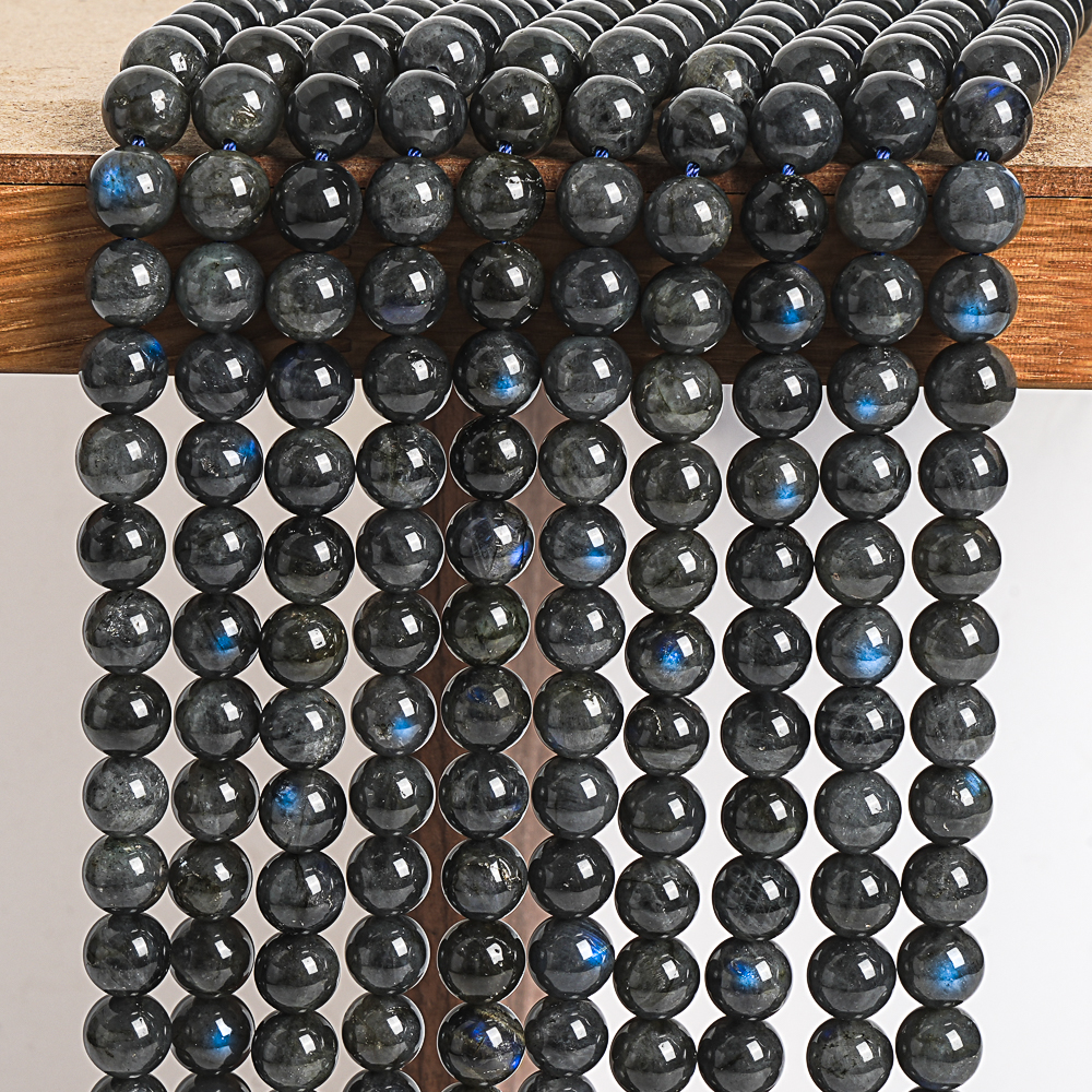 6mm 8mm Labradorite Stone Roun - Jewelry Making Drill ulasan dan harga