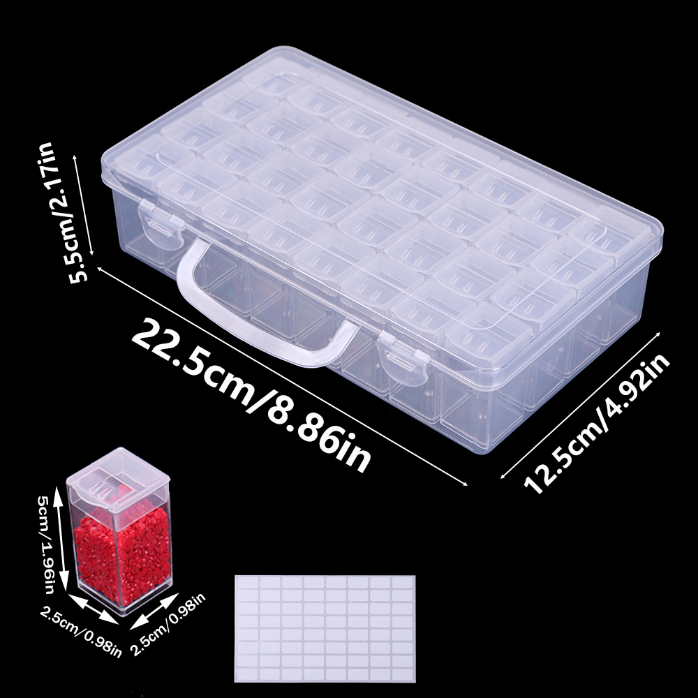 32/64 Slots Diamond Painting S - Bead Organizer Tray ulasan dan harga