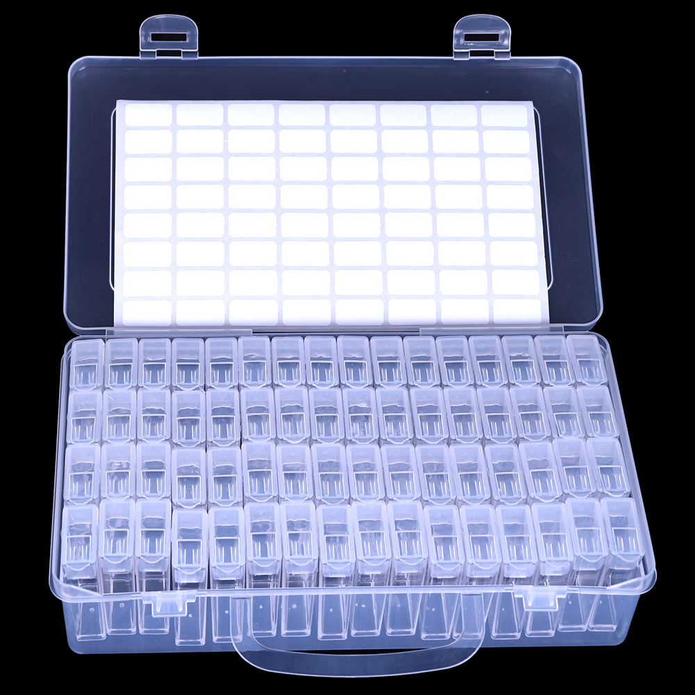 32/64 Slots Diamond Painting S - Bead Organizer Tray ulasan dan harga