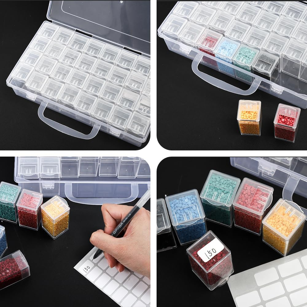 32/64 Slots Diamond Painting S - Bead Organizer Tray ulasan dan harga