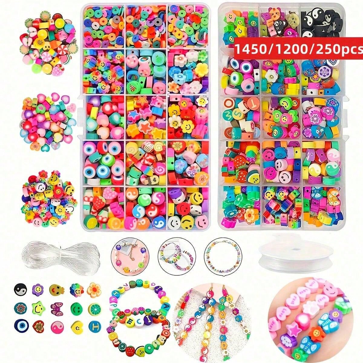 1450/1200/250pcs Polymer Clay  - Jewelry Making In Clay ulasan dan harga