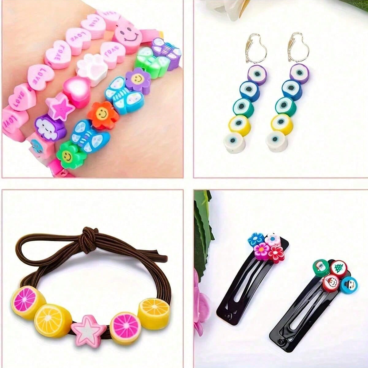 1450/1200/250pcs Polymer Clay  - Jewelry Making In Clay ulasan dan harga