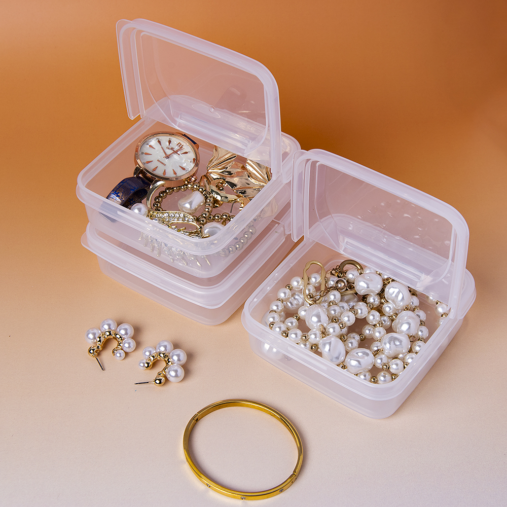 1/2/3PC Transparent plastic fl - Bead Organizer Tray ulasan dan harga
