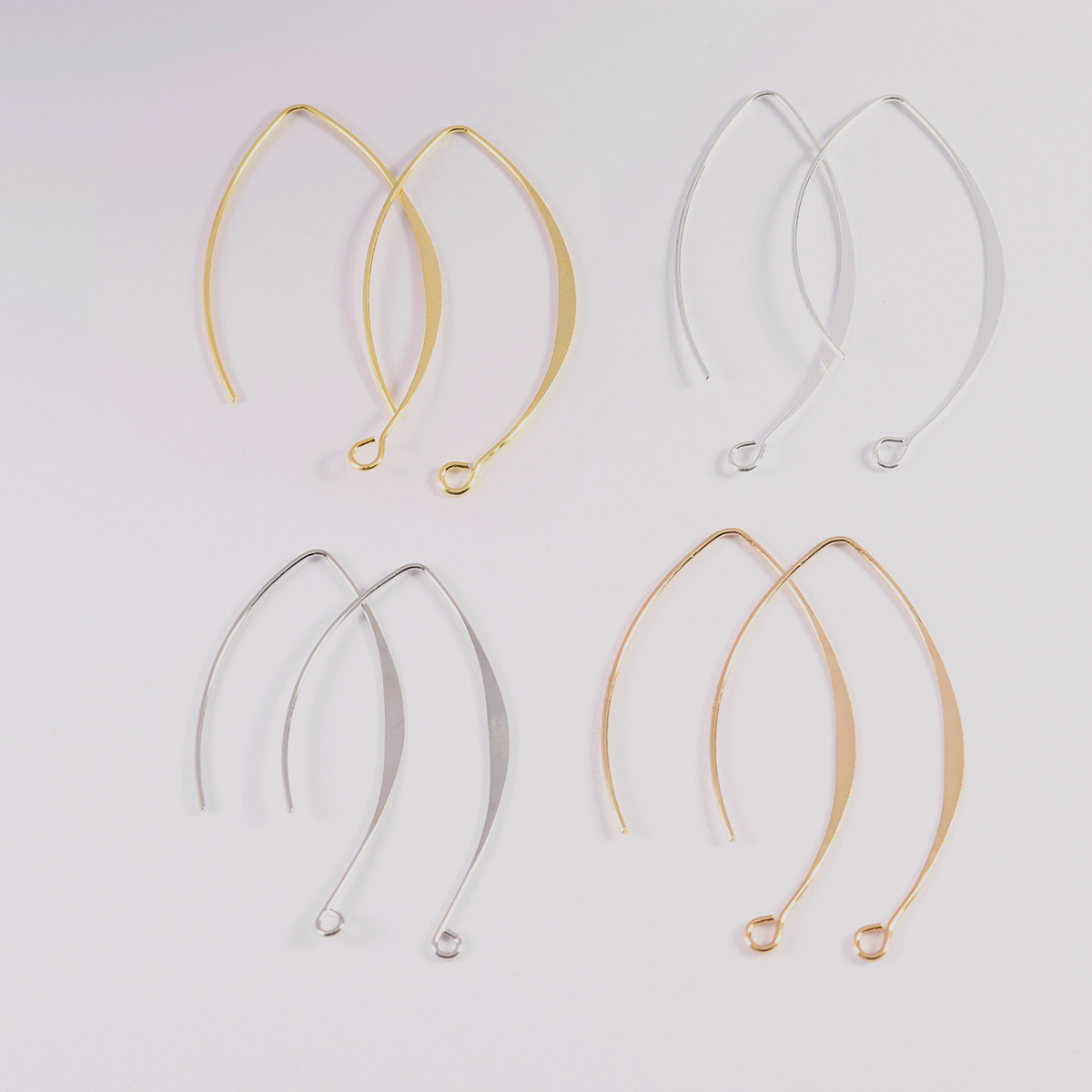10/20pcs 45mm Anti Allergy V S - Jewelry Making Pins ulasan dan harga