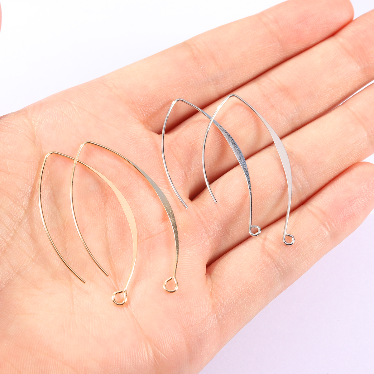 10/20pcs 45mm Anti Allergy V S - Jewelry Making Pins ulasan dan harga