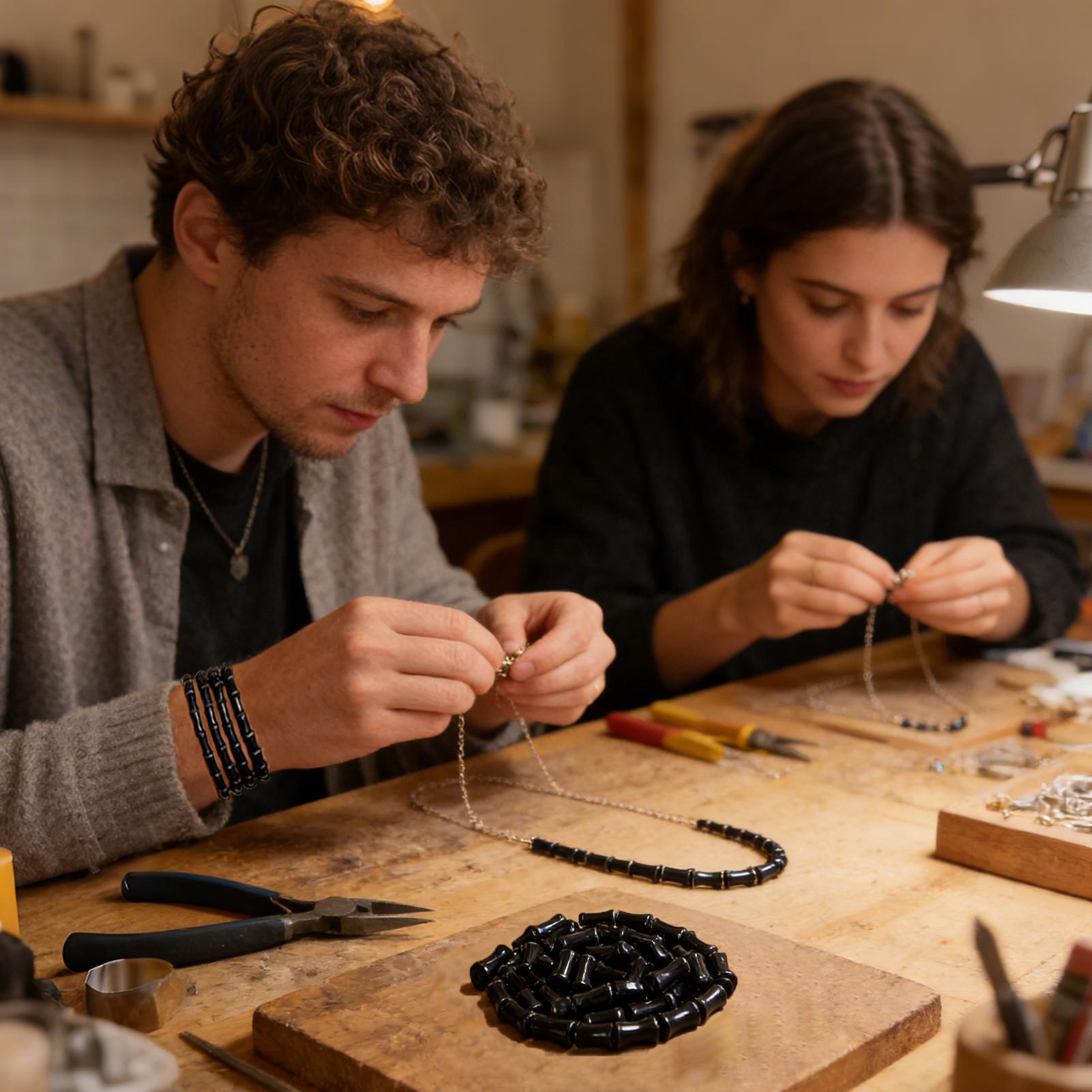 Phone Chain Making Beads 50pcs - Jewelry Making Workshop For Kids ulasan dan harga
