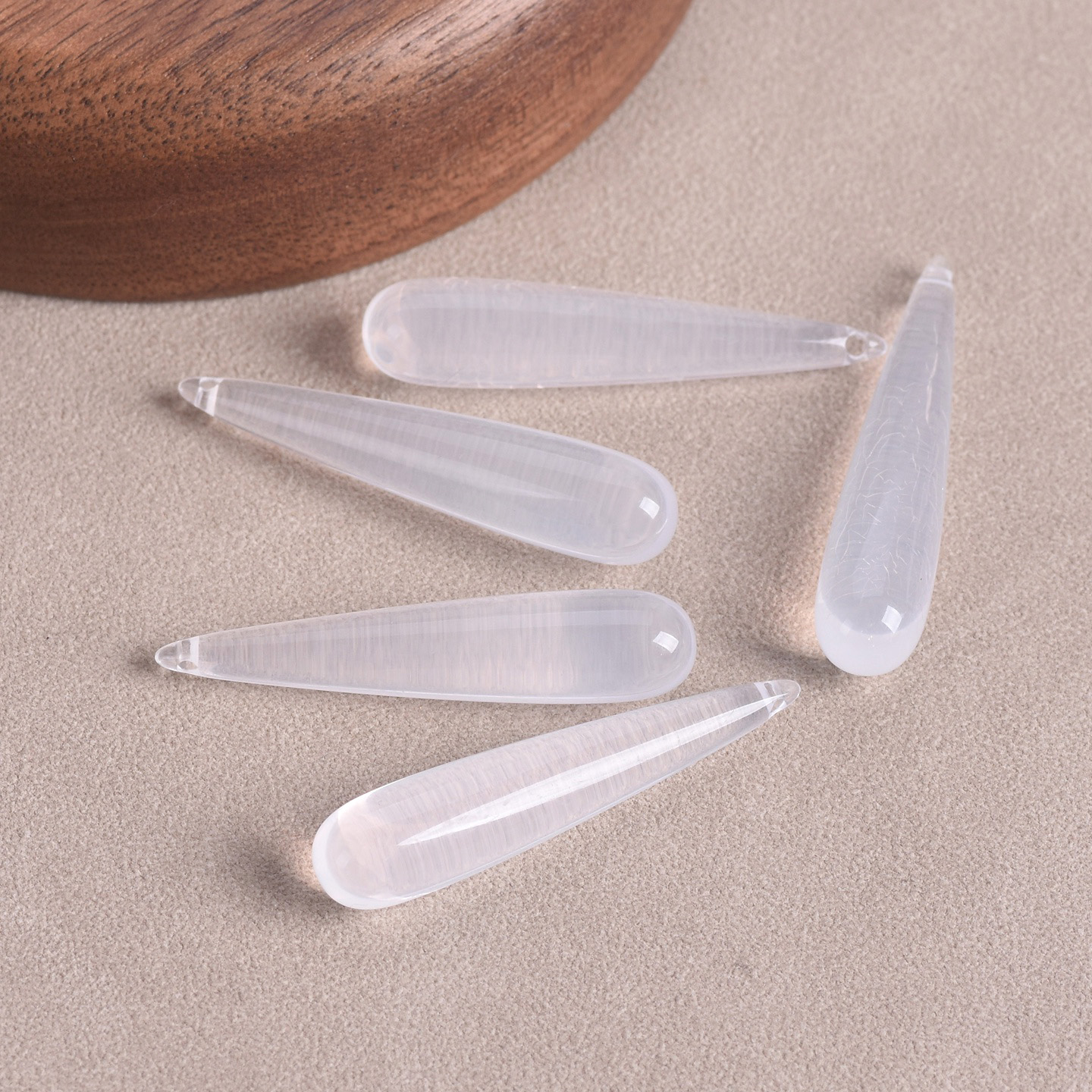 10pcs Long Teardrop Shape 35x7 - Jewelry Making Drill ulasan dan harga