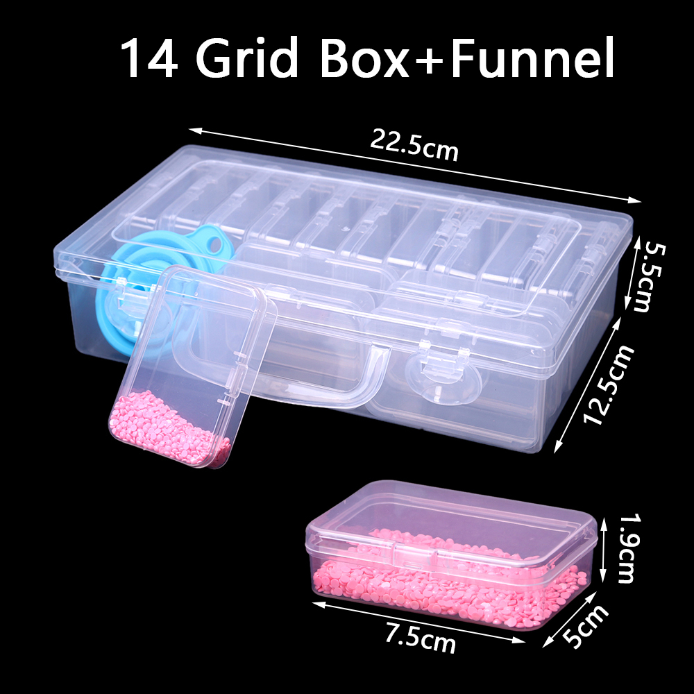 10/14/19/24/30 Bottles 5D Diam - Bead Organizer Tray ulasan dan harga