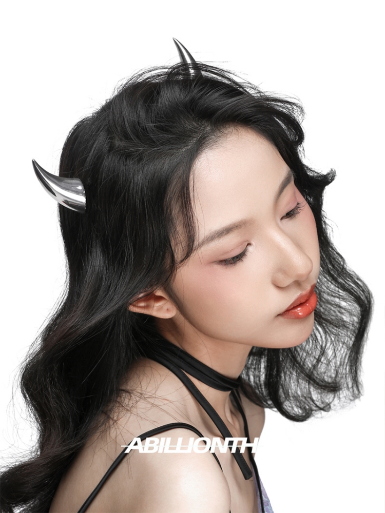 Punk Demon's Horn Metal Headba - Jewelry Making Party ulasan dan harga