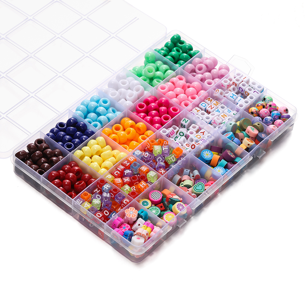 680pcs/Box Colorful Acrylic Po - Jewelry Making Party ulasan dan harga