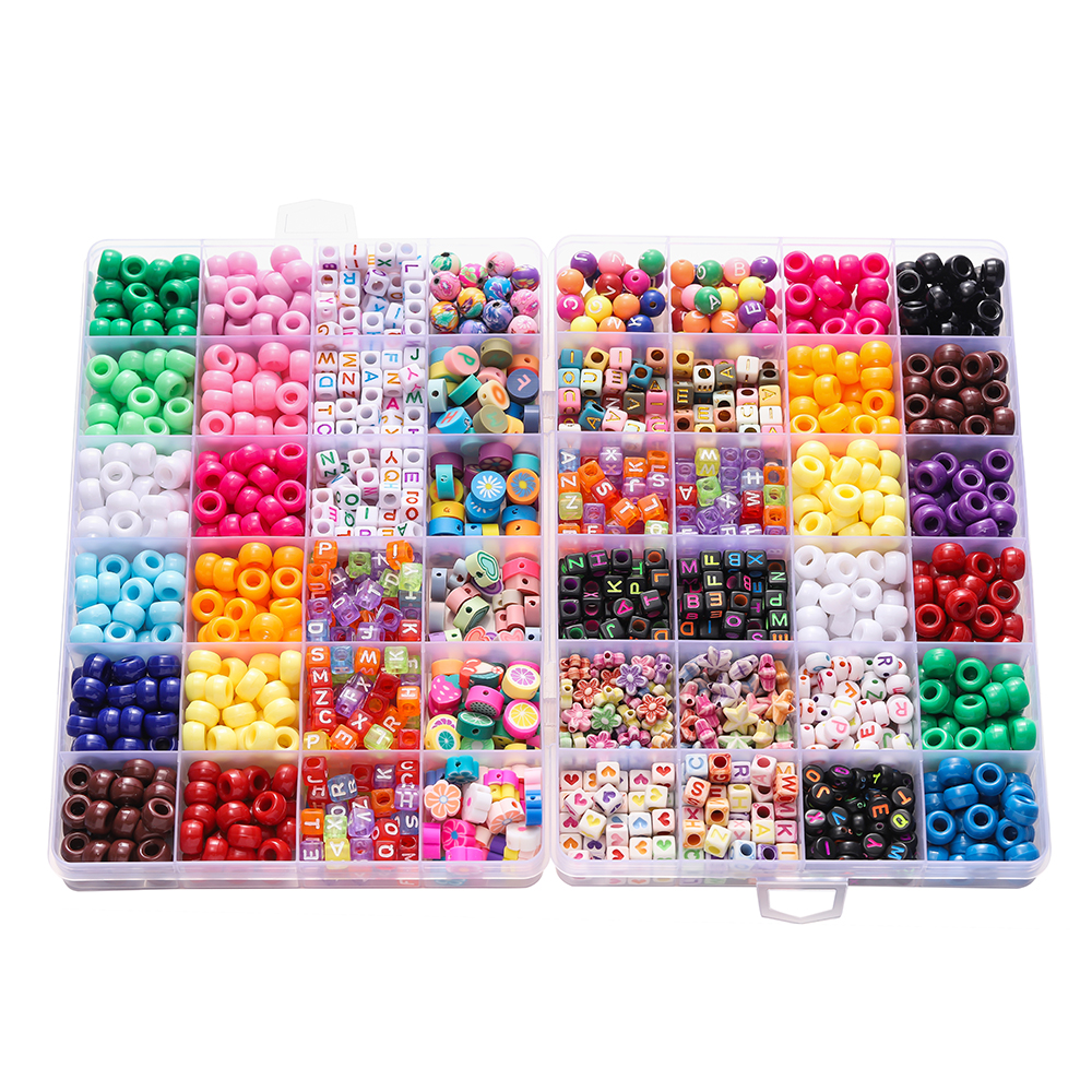 680pcs/Box Colorful Acrylic Po - Jewelry Making Party ulasan dan harga
