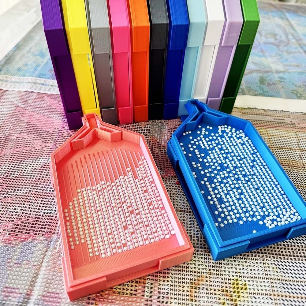 DIY Craft Large Diamond Painti - Bead Organizer Tray ulasan dan harga