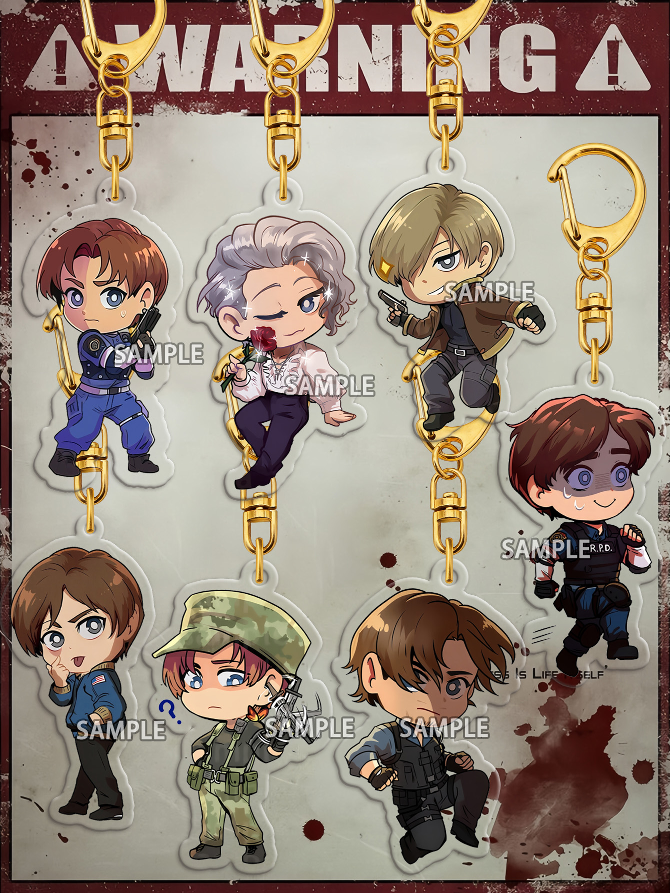 Leon Keychain，Biohazard 4 Keyc - Jewelry Making Party ulasan dan harga