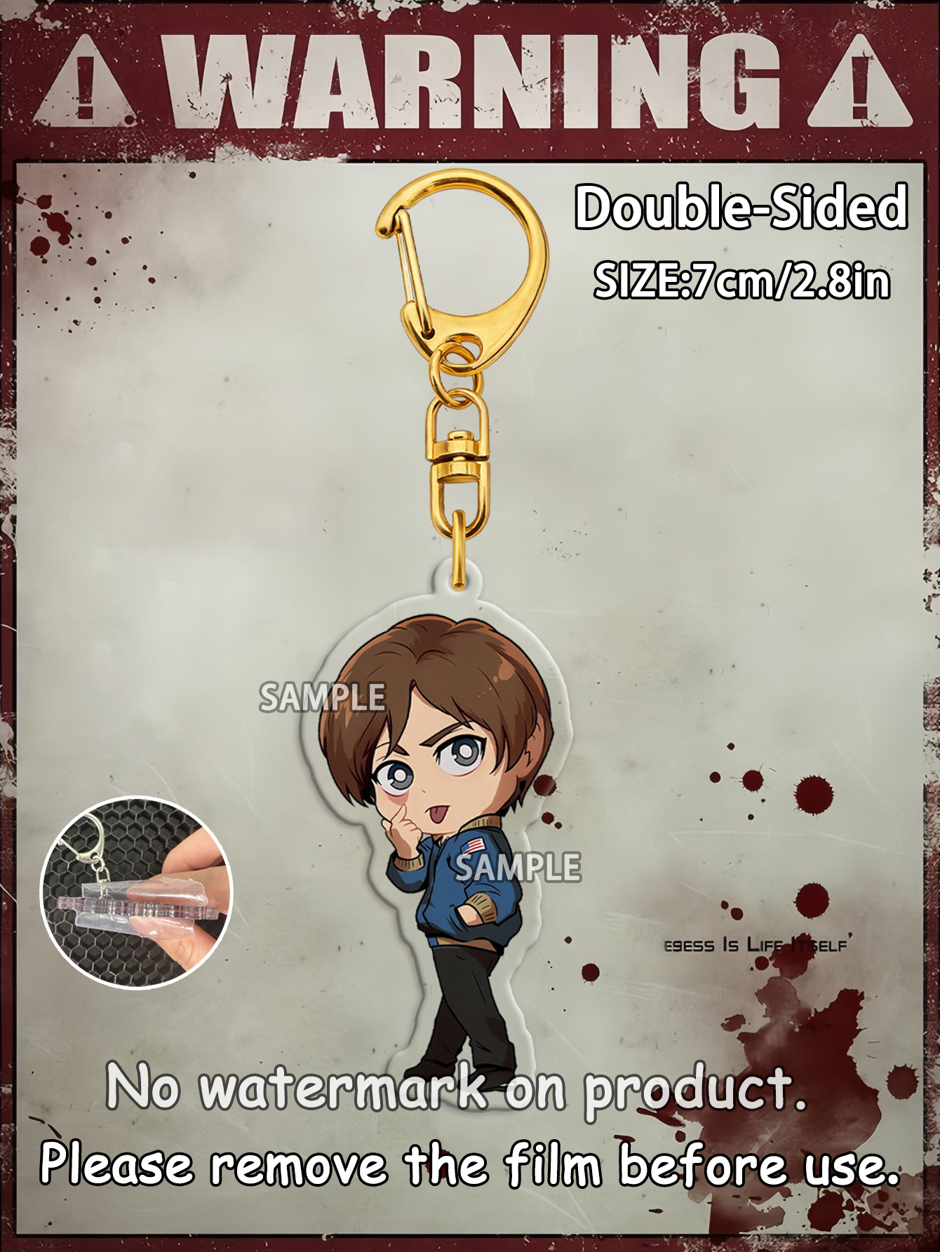 Leon Keychain，Biohazard 4 Keyc - Jewelry Making Party ulasan dan harga