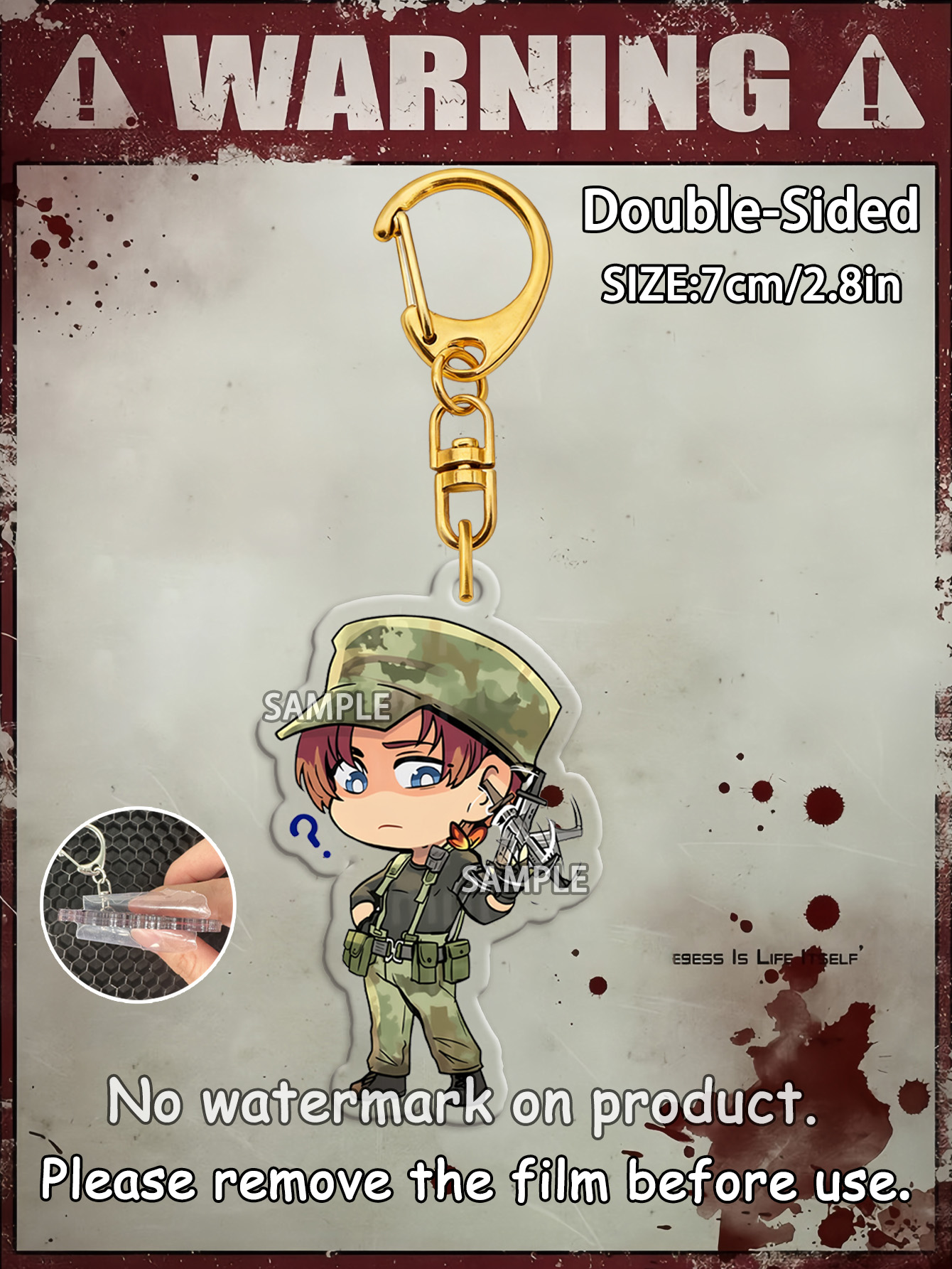 Leon Keychain，Biohazard 4 Keyc - Jewelry Making Party ulasan dan harga