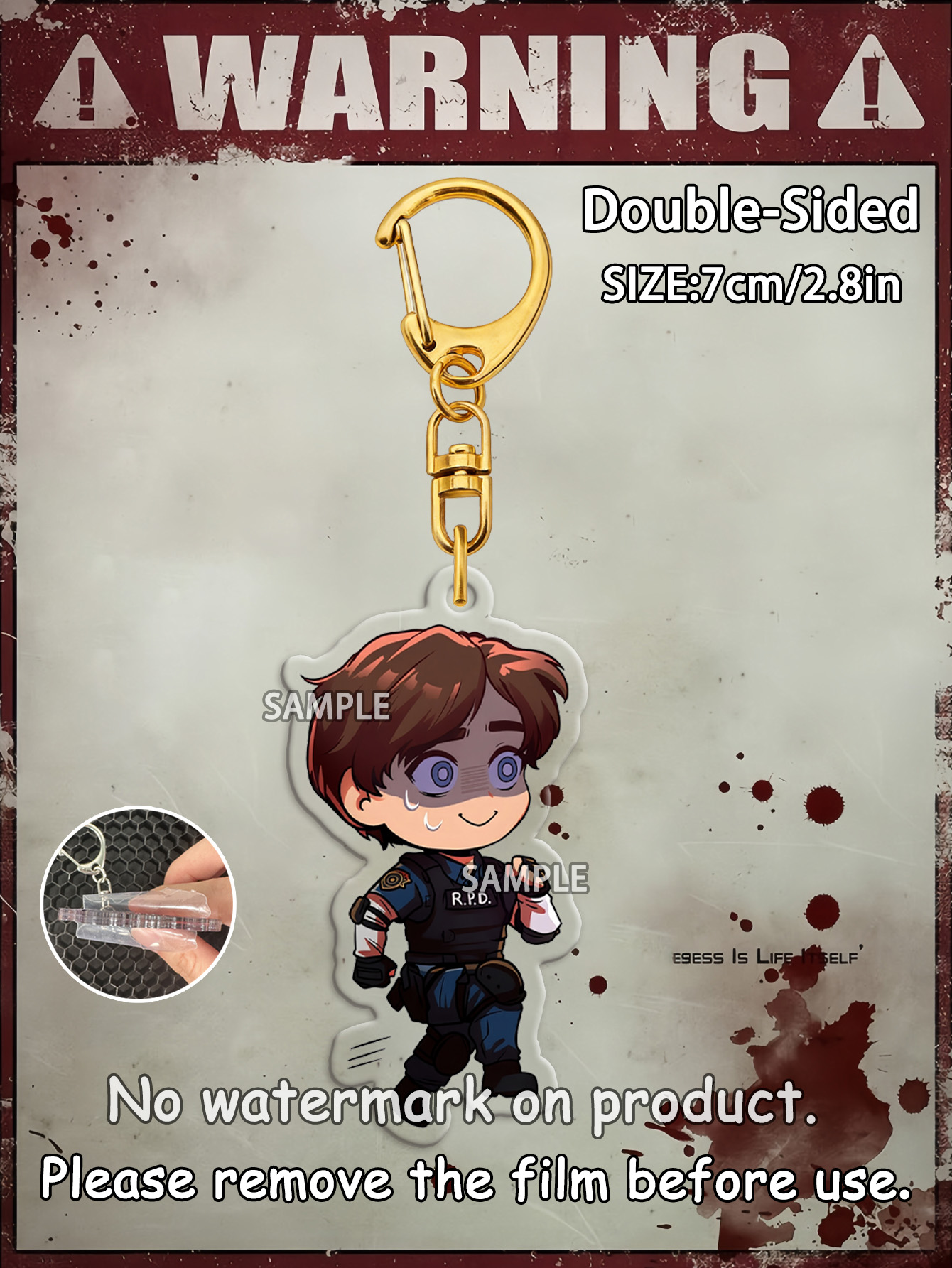 Leon Keychain，Biohazard 4 Keyc - Jewelry Making Party ulasan dan harga