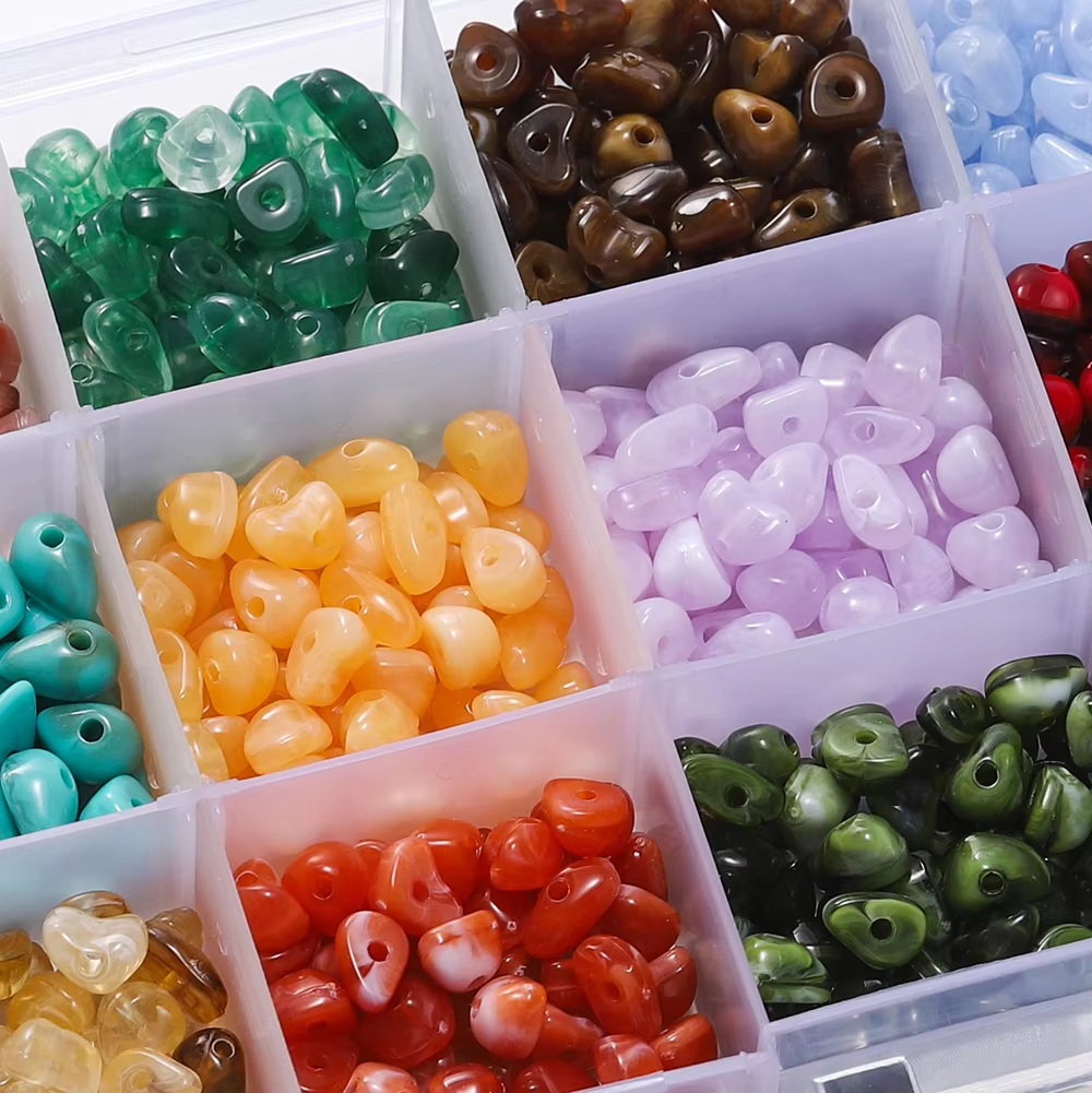 About 525pcs/Box Imitation Nat - Bead Organizer Tray ulasan dan harga