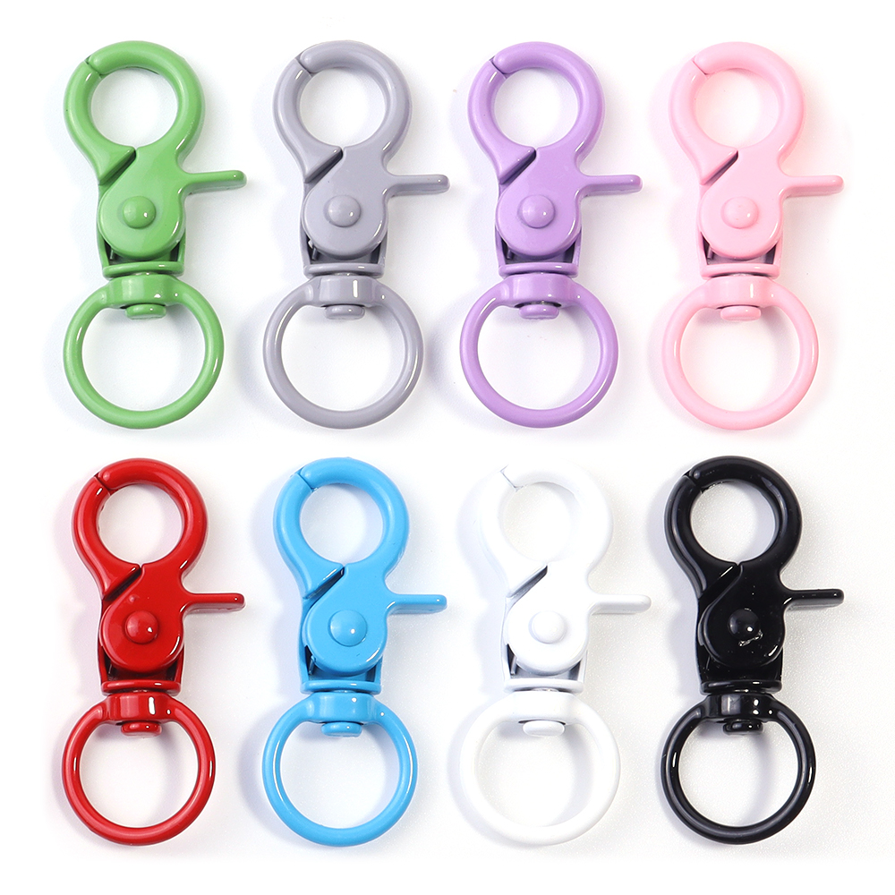 5Pcs/Lot Colorful Swivel Lobst - Jewelry Making Material ulasan dan harga