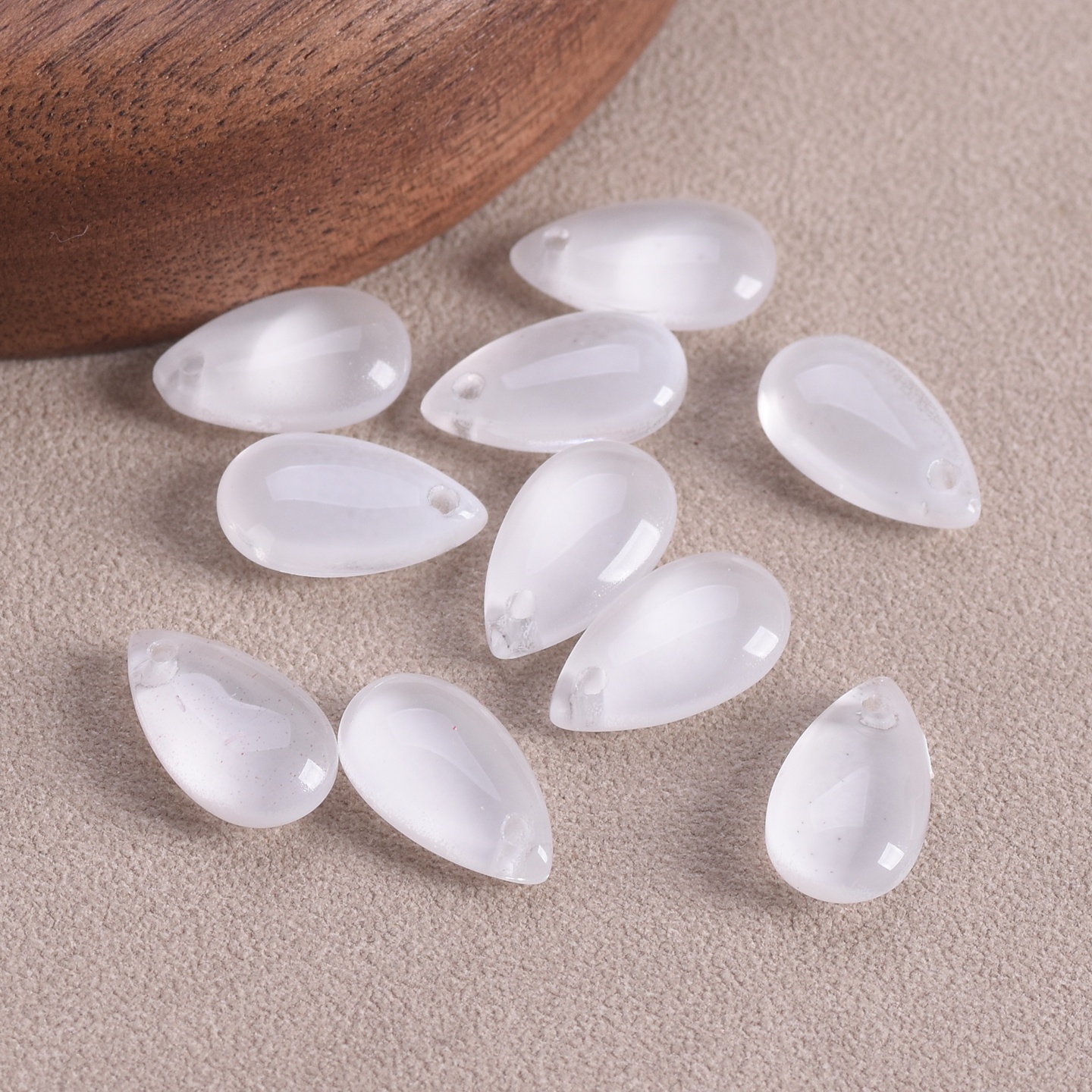 20pcs 14x8mm Teardrop Shape Cr - Jewelry Making Drill ulasan dan harga