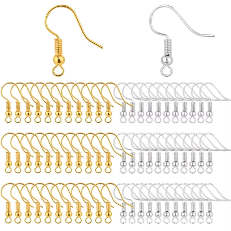 100/500pcs DIY Earring Finding - Jewelry Making Material ulasan dan harga
