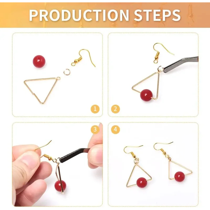 100/500pcs DIY Earring Finding - Jewelry Making Material ulasan dan harga