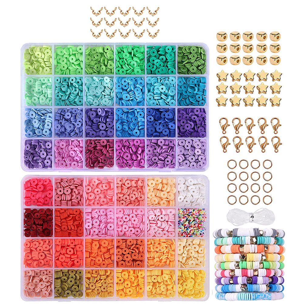 1Set Polymer Clay Beads Jewelr - Jewelry Making In Clay ulasan dan harga