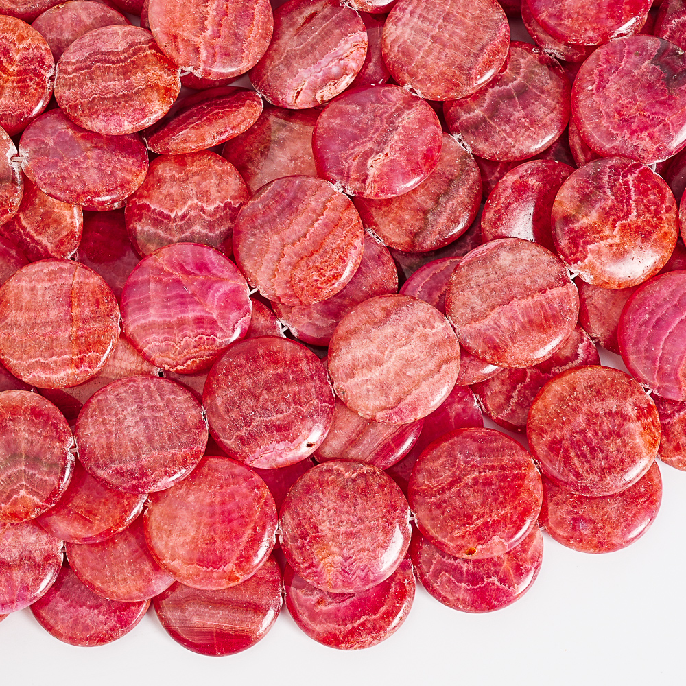 Premium Red Jasper Nearly Circ - Jewelry Making Drill ulasan dan harga