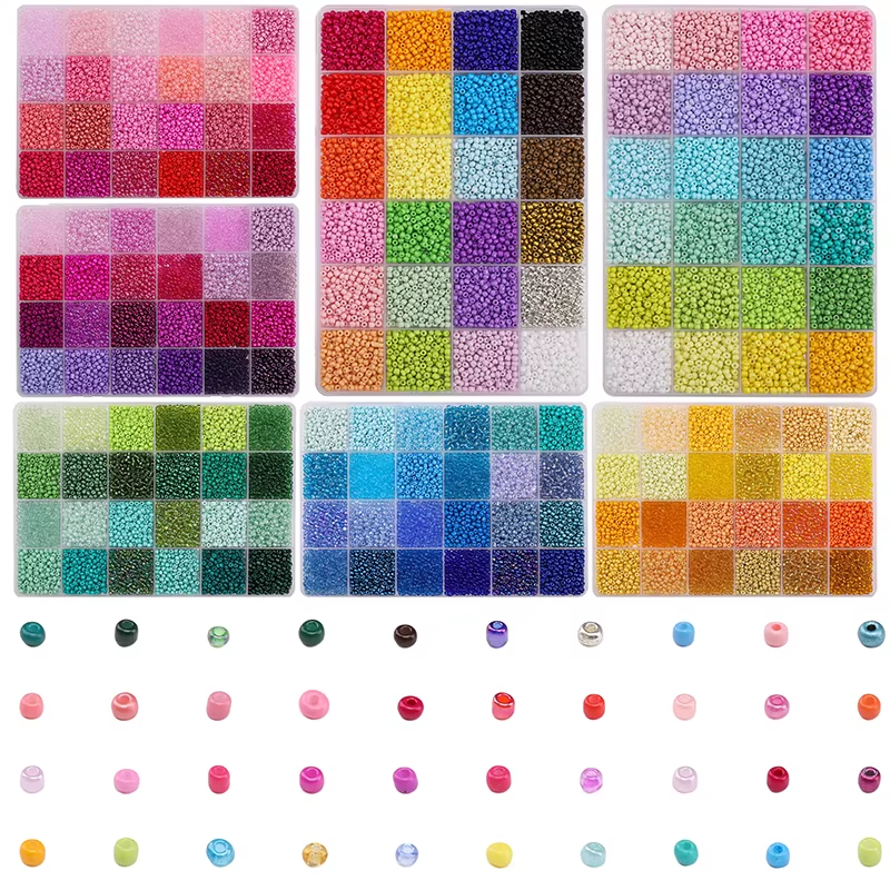 About 5200Pcs24 Grid Rice Bead - Bead Organizer Tray ulasan dan harga