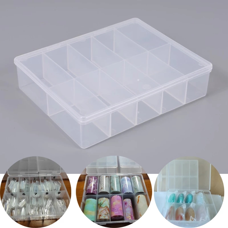 10 Grids Empty Clear Storage B - Bead Organizer Tray ulasan dan harga