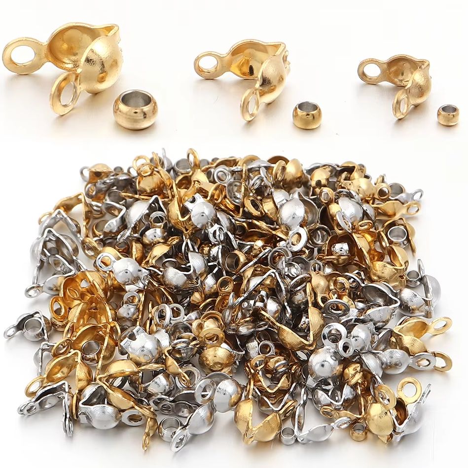 40-200pcs Stainless Steel Conn - Jewelry Making Material ulasan dan harga