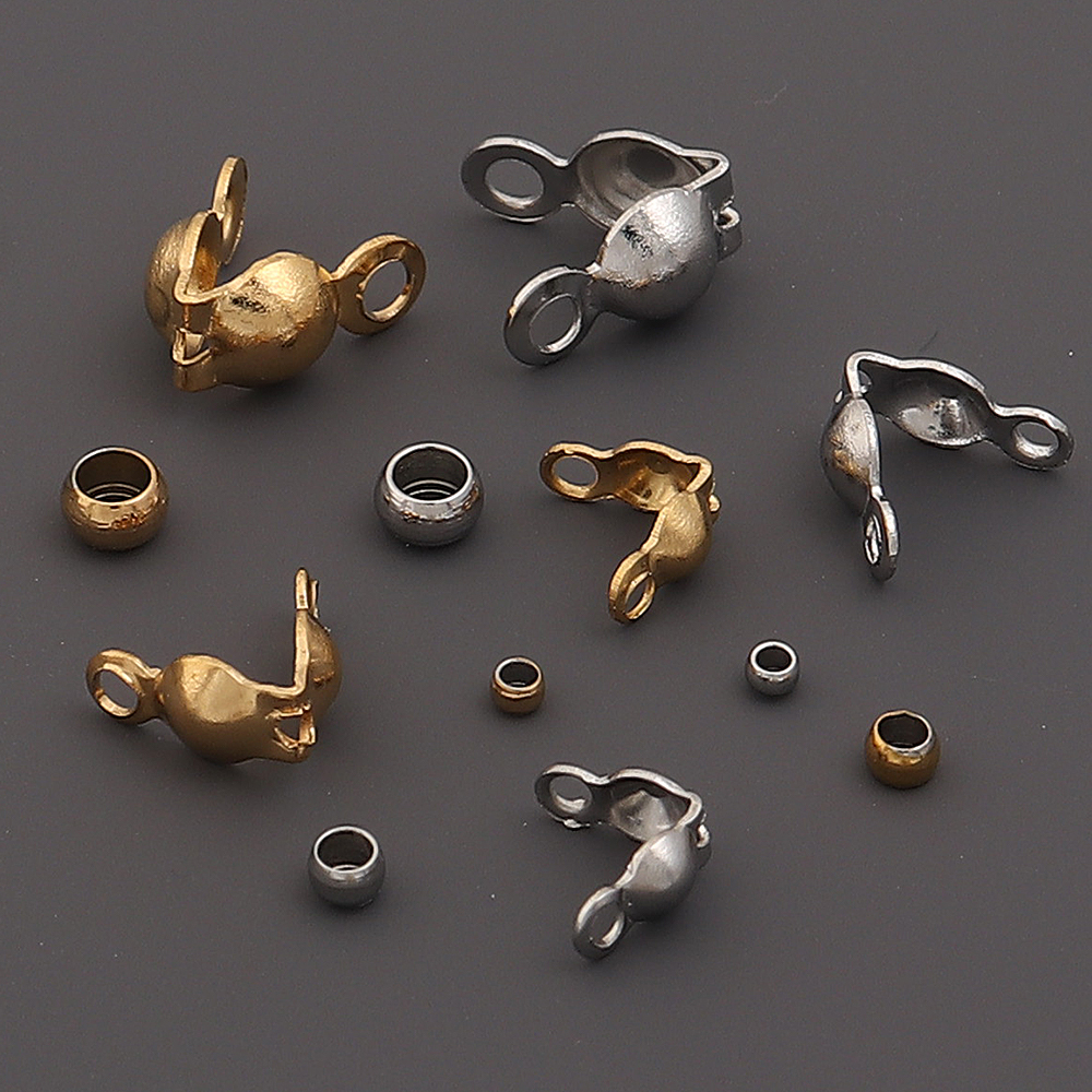 40-200pcs Stainless Steel Conn - Jewelry Making Material ulasan dan harga