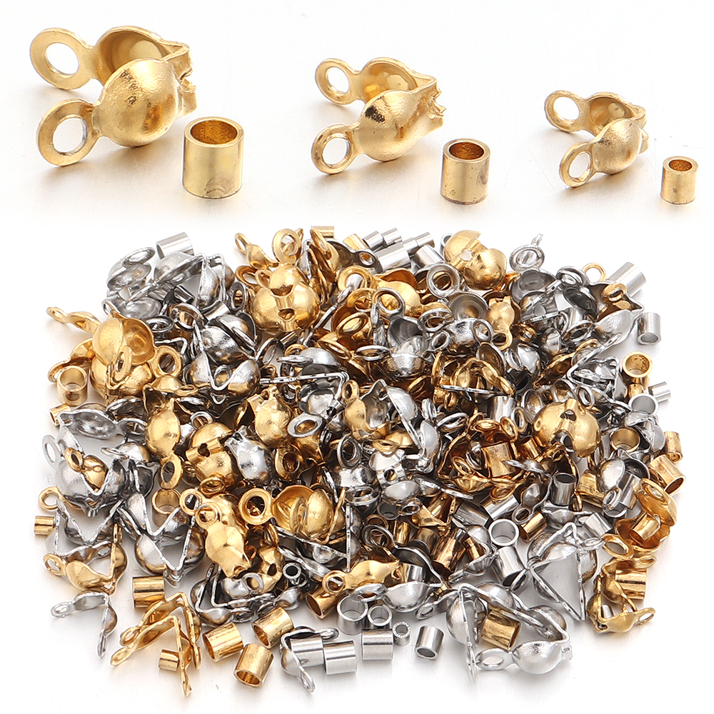 40-200pcs Stainless Steel Conn - Jewelry Making Material ulasan dan harga