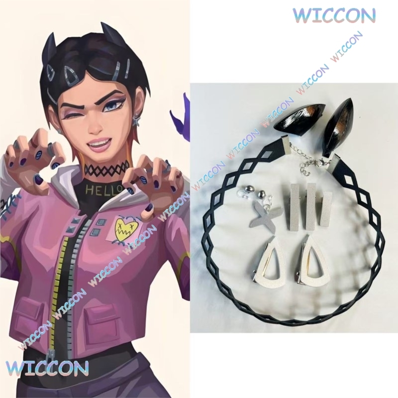 Valorant Clove  Clip Collar Bu - Jewelry Making Party ulasan dan harga